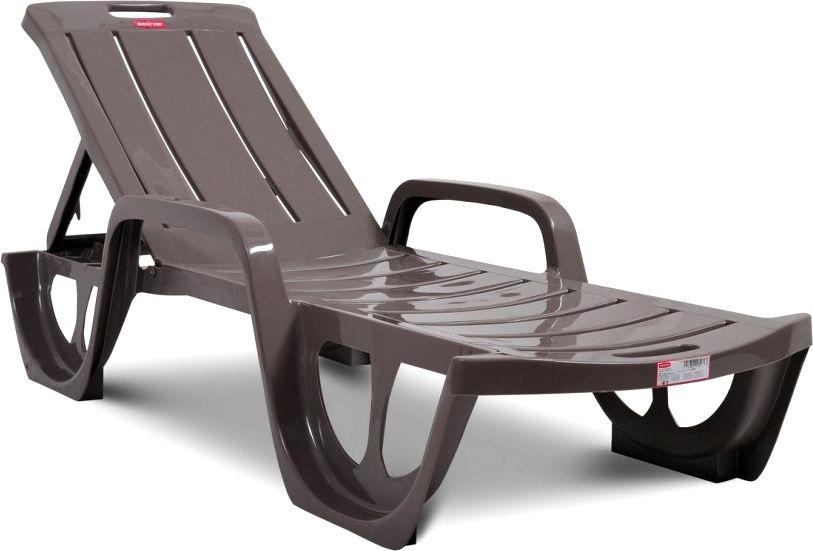 Allibert Plastikowy leżak FLORIDA - cappuccino 1