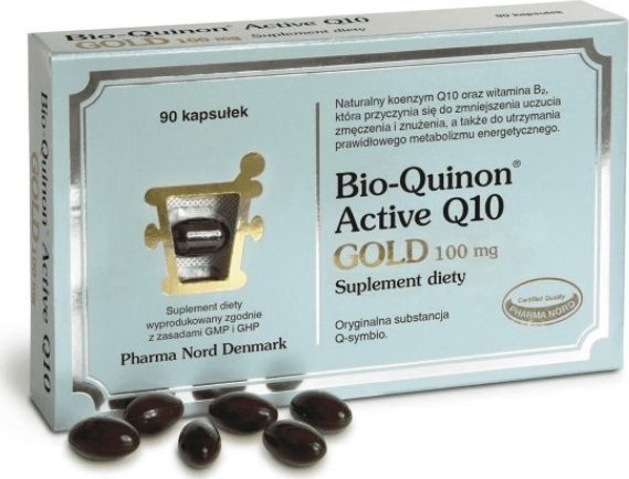 Pharma Nord Bio-Quinon Active Q10 Gold 100mg, 90 kapsułek - Długi termin ważności! 1