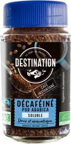 Delicious Destinations Kawa rozpuszczalna bez kofeiny 100g Fair Trade EKO Destination 1