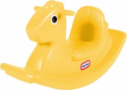 Little Tikes Koń na biegunach Żółty 1