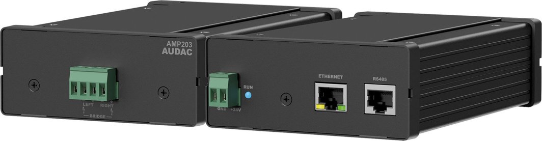 Audac AUDAC AMP203 Dante™ mini stereo amplifier 1