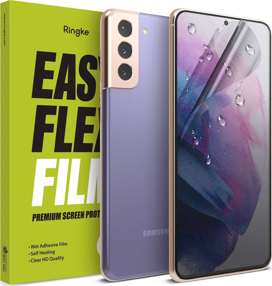 Ringke Folia hydrożelowa Ringke Easy Flex Samsung Galaxy S21+ Plus [2 PACK] 1