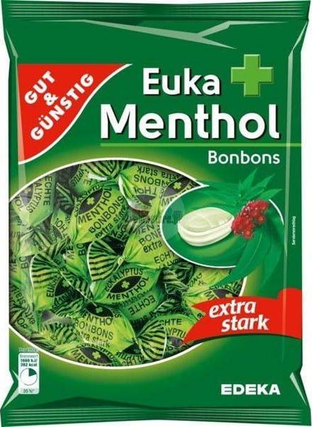 Edeka G&G Cukierki Miętowo-Eukaliptusowe Ekstra Mocne 300 g 1