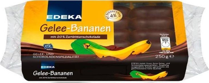 Edeka Edeka Galaretka Bananowa w Czekoladzie 250 g 1