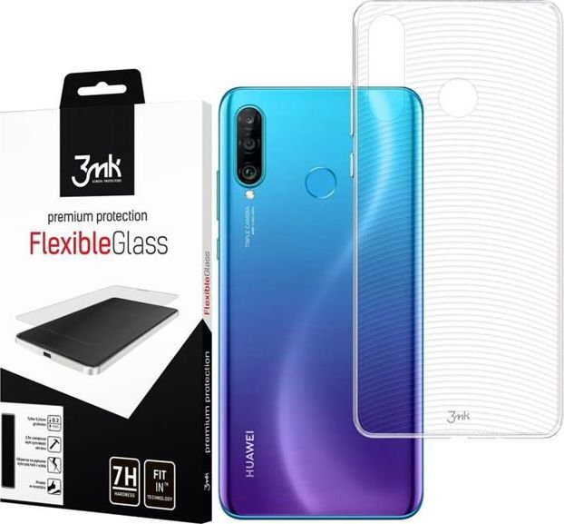 3MK Pancerne etui Armor Case 3mk do Huawei P30 Lite Przezroczyste + Szkło 3mk 1