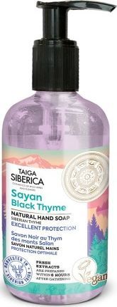 Eurobio Lab Mydło do rąk czarne Sayan Ochrona 300 ml 1