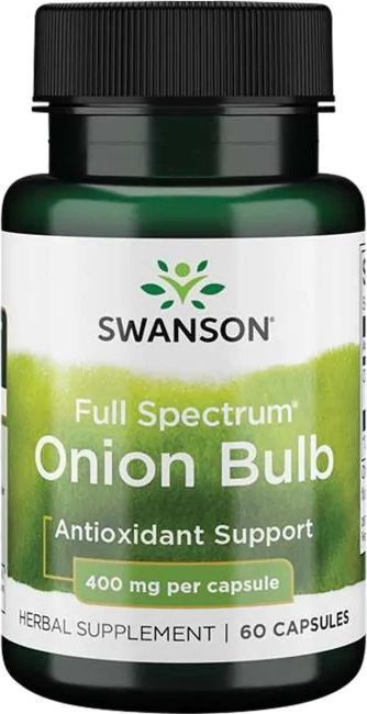 Swanson Swanson - Full Spectrum Onion (Cebula), 400mg, 60 kapsułek 1
