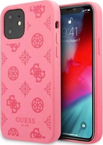 Guess Guess GUHCN61LSPEFU iPhone 11 6,1" fuksja/fushia hard case Peony Collection 1