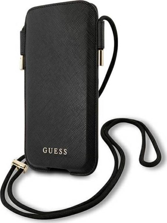 Guess Guess Torebka GUHCP12LSAPSBK 6,7" czarny/black Saffiano 1
