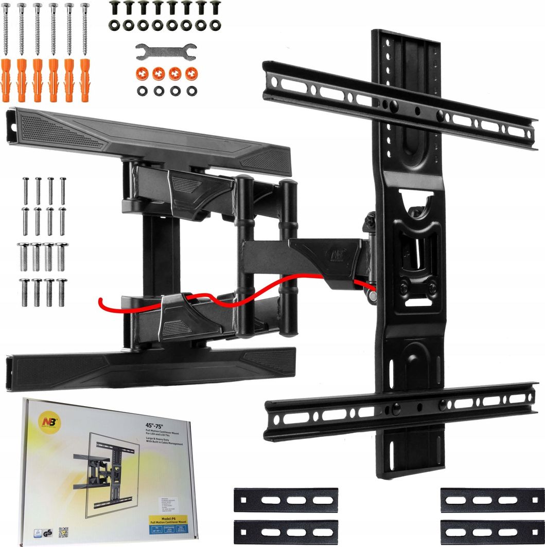 Starnew Mocny Obrotowy uchwyt TV LCD LED 40-75 TUV VESA 1