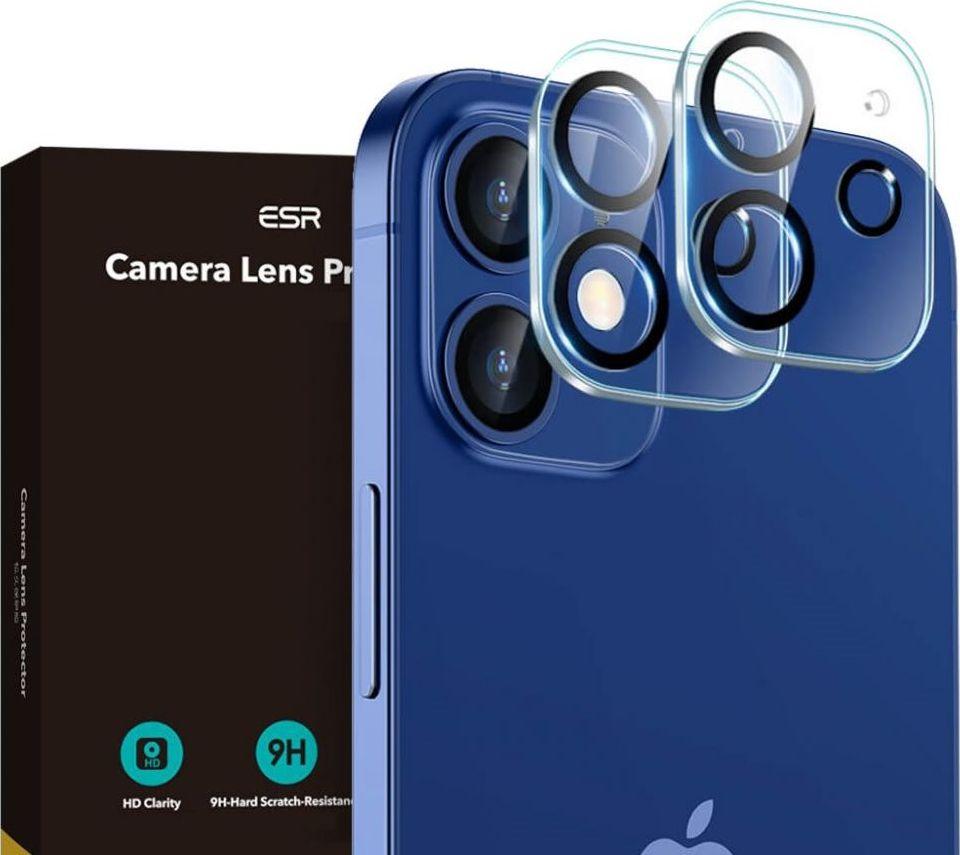 ESR Szkło hartowane na aparat ESR Camera Lens Apple iPhone 12 Clear [2 PACK] 1