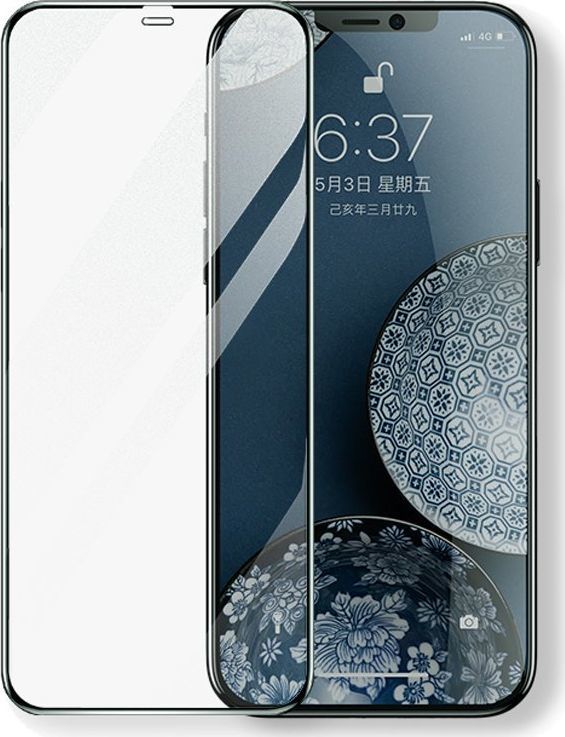 Joyroom Joyroom Knight Series ceramiczne szkło hartowane 2,5D na cały ekran do iPhone 12 Pro Max czarny (JR-PF612) 1