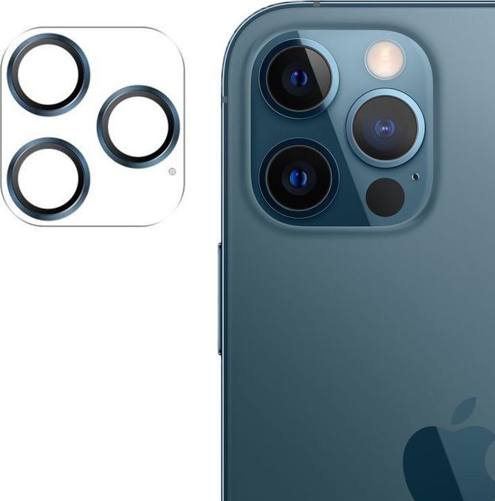 Joyroom Joyroom Shining Series szkło hartowane na cały aparat obiektyw kamerę do iPhone 12 Pro Max niebieski (JR-PF689) 1