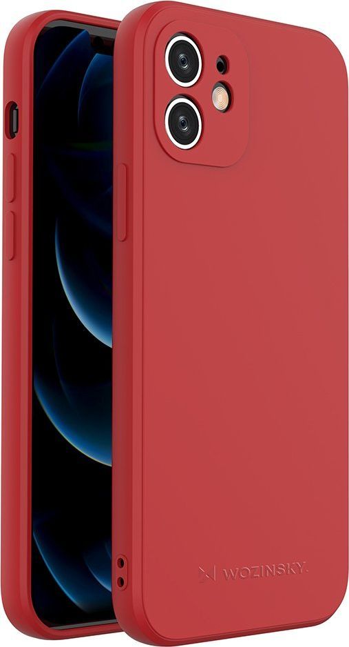 Wozinsky Wozinsky Color Case silikonowe elastyczne wytrzymałe etui iPhone SE 2020 / iPhone 8 / iPhone 7 czerwony 1