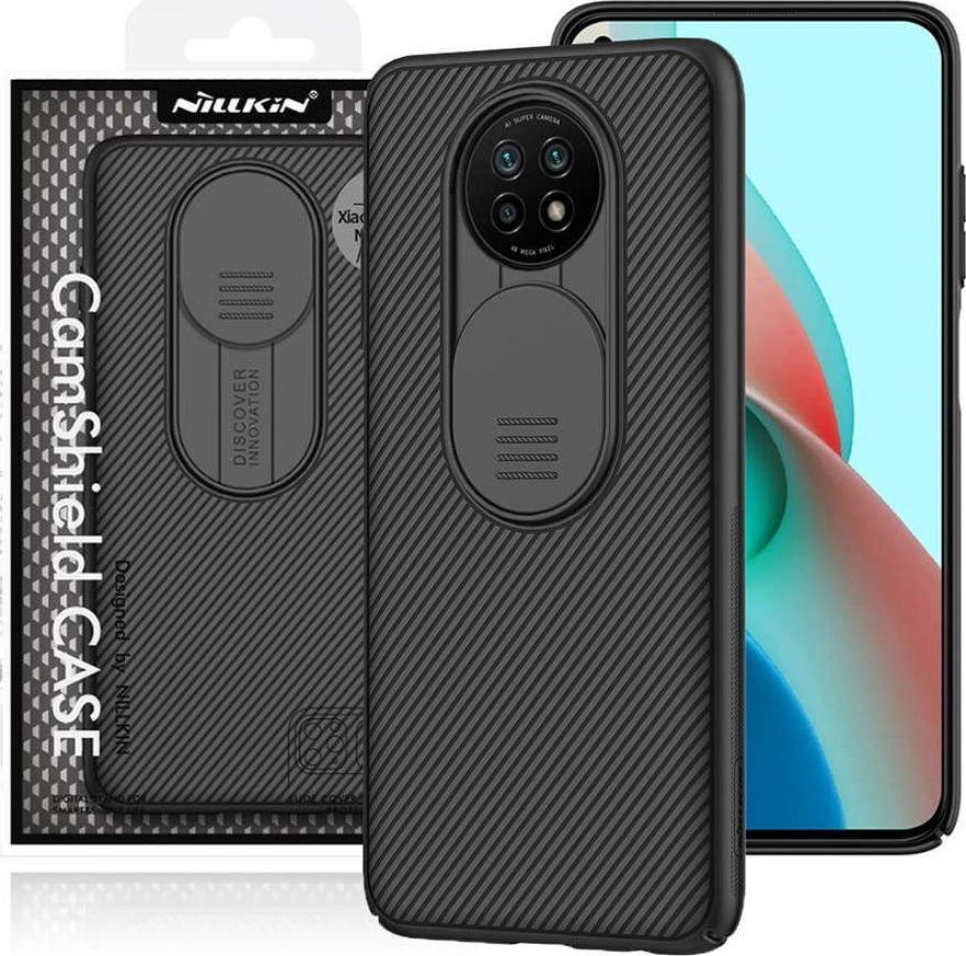 Nillkin Nillkin CamShield Case etui pokrowiec osłona na aparat kamerę Xiaomi Redmi Note 9T 5G czarny 1