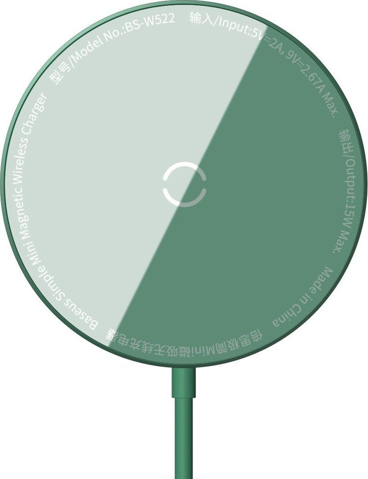 Ładowarka Baseus Simple Mini Indukcyjna 2 A (BSU2710GRN) 1