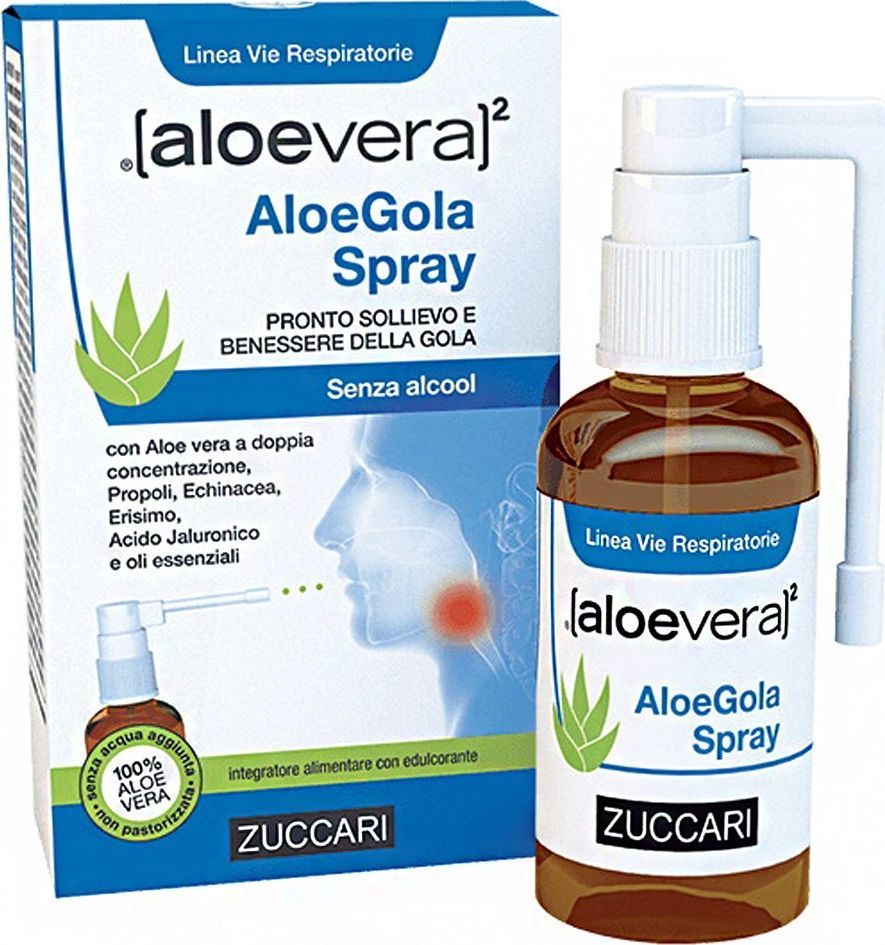 Zuccari Spray na podrażnione gardło 1
