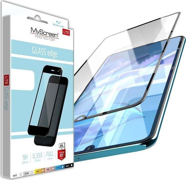 MyScreen Protector Szkło Lite Glass Edge Full Glue Black Redmi Note 10 Pro/10 Pro Max 1