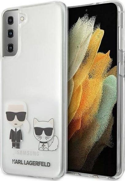 Karl Lagerfeld Karl Lagerfeld KLHCS21SCKTR S21 G991 hardcase Transparent Karl & Choupette 1