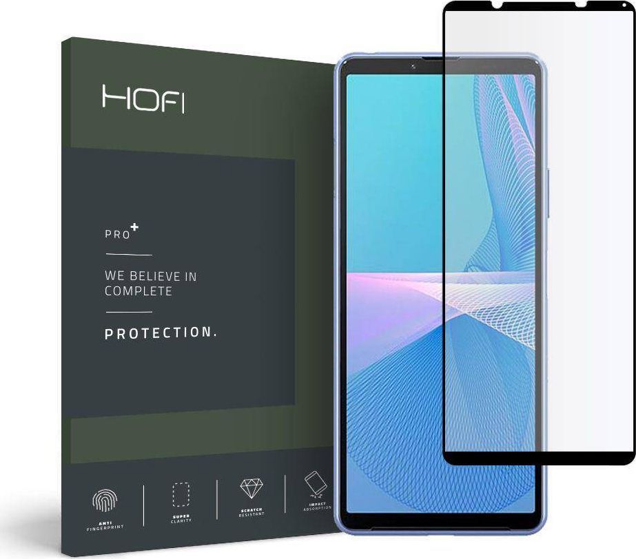 Hofi Glass SZKŁO HARTOWANE HOFI GLASS PRO+ SONY XPERIA 10 III BLACK 1