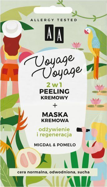 AA AA Voyage Peeling + maska odżywienie&regeneracja 2x5ml 1