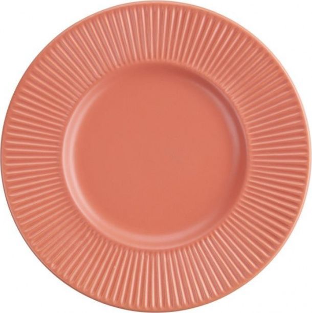 Florina TALERZ DESEROWY PRĄŻKI 22 CM KORAL kod: 2PC-TAL-PR/22K 1
