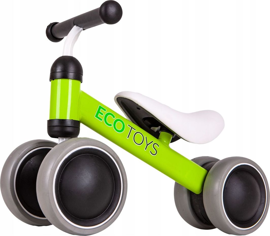  Ecotoys Rowerek biegowy jeździk chodzik mini zielony  1