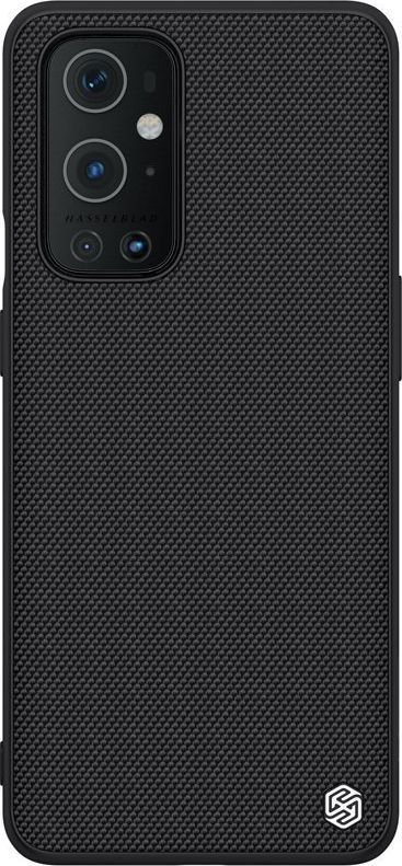 Nillkin Nillkin Textured Case wytrzymałe wzmocnione etui z żelową ramką i nylonem na tyle OnePlus 9 Pro czarny 1