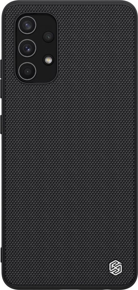 Nillkin Nillkin Textured Case wytrzymałe wzmocnione etui z żelową ramką i nylonem na tyle Samsung Galaxy A32 4G czarny 1
