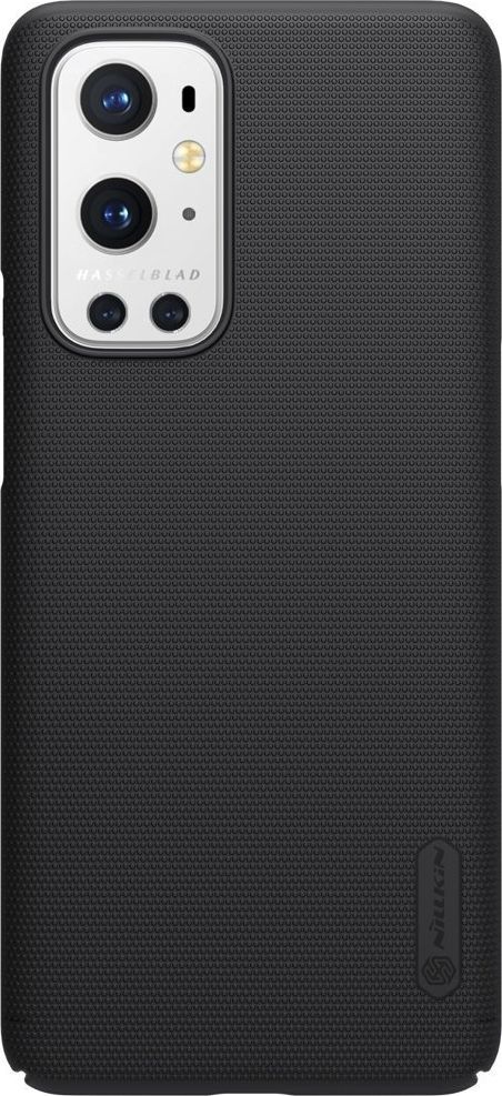 Nillkin Nillkin Super Frosted Shield wzmocnione etui pokrowiec + podstawka OnePlus 9 Pro czarny 1
