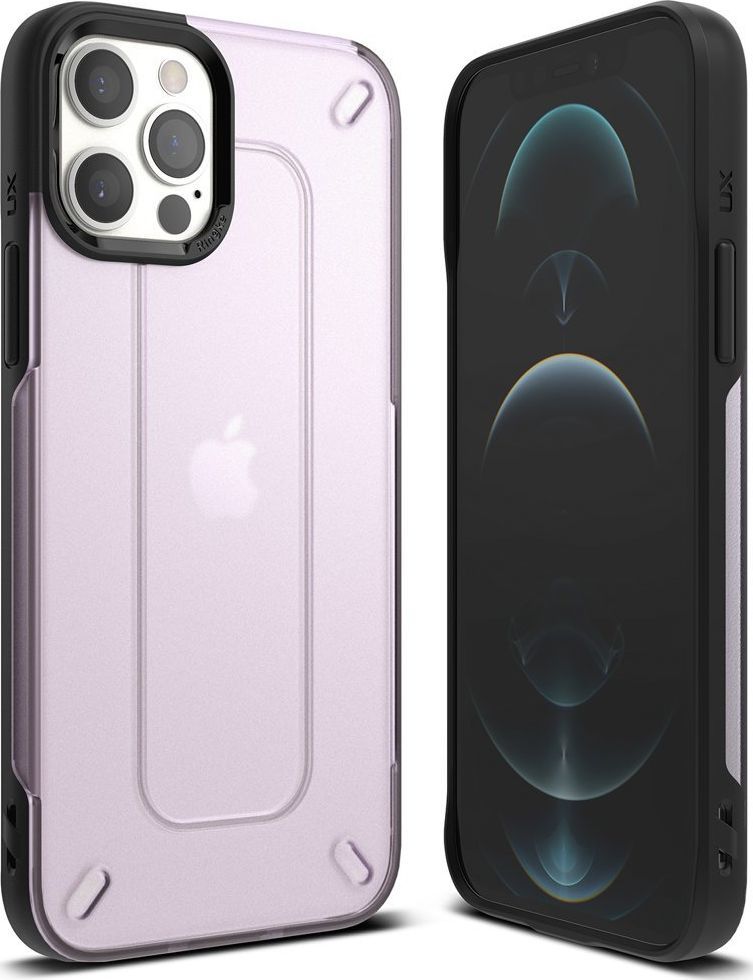 Ringke Ringke UX pancerne wytrzymałe etui pokrowiec do iPhone 12 Pro / iPhone 12 fioletowy (UXAP0003) 1