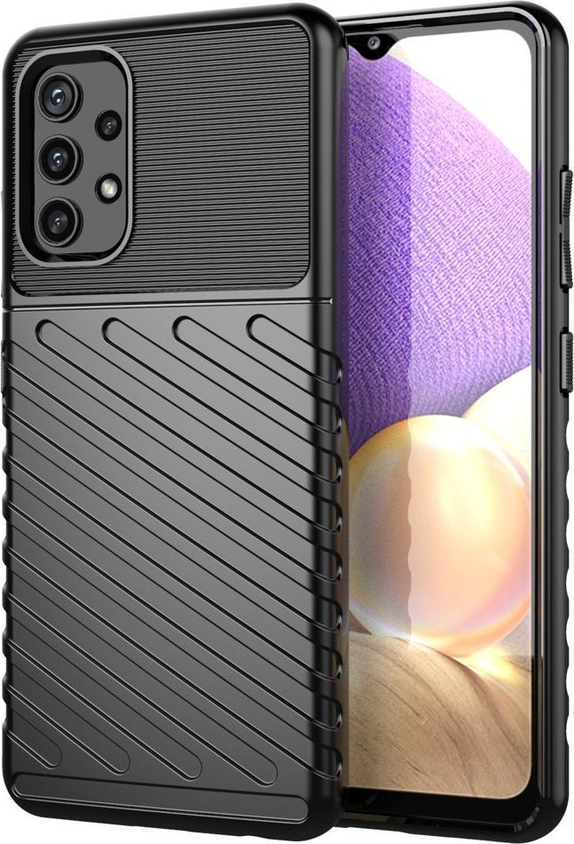 Hurtel Thunder Case elastyczne pancerne etui pokrowiec Nokia 5.4 czarny 1