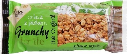 Ania Baton Grunchy orkiszowy z jabłkiem 65 g 1