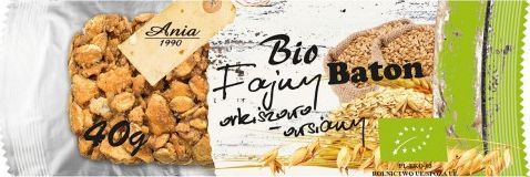 Bio Ania Baton orkiszowo - owsiany BIO 40 g 1