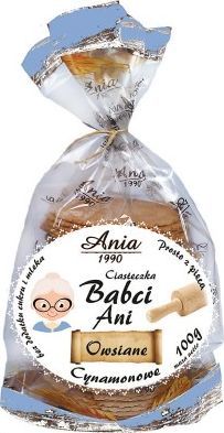 Ania Ciasteczka owsiane cynamonowe 100 g 1