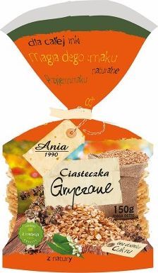 Ania Ciasteczka gryczane bez cukru BIO 150 g 1
