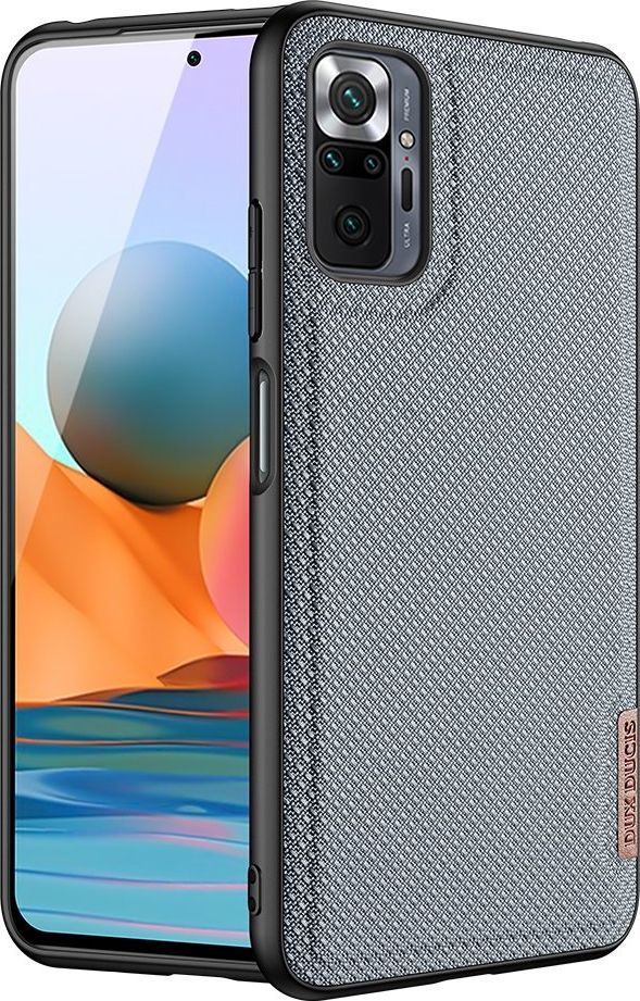 Dux Ducis Dux Ducis Fino etui pokrowiec pokryty nylonowym materiałem Xiaomi Redmi Note 10 Pro niebieski 1