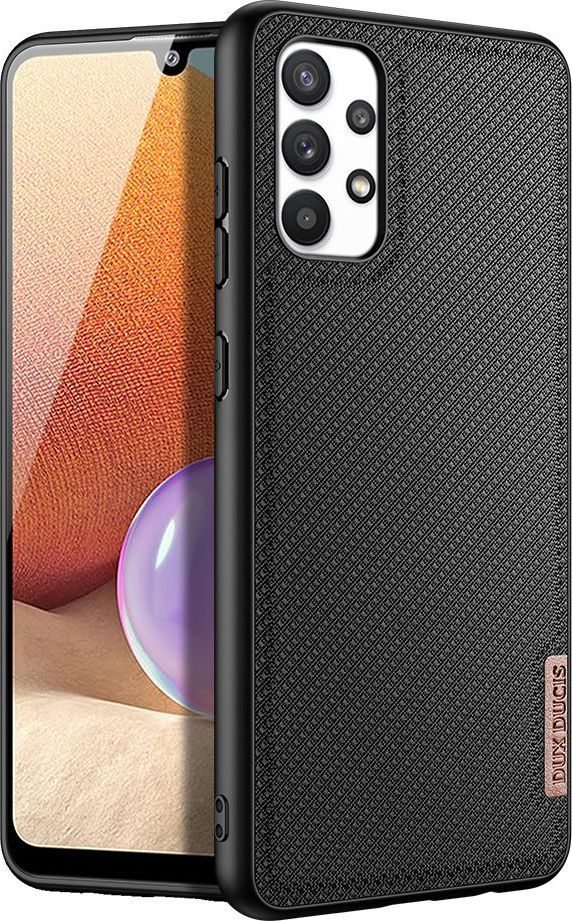 Dux Ducis Dux Ducis Fino etui pokrowiec pokryty nylonowym materiałem Samsung Galaxy A32 4G czarny 1