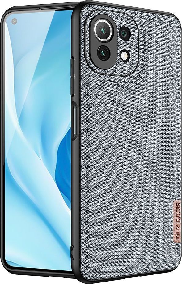Dux Ducis Dux Ducis Fino etui pokrowiec pokryty nylonowym materiałem Xiaomi Mi 11 Lite 5G niebieski 1