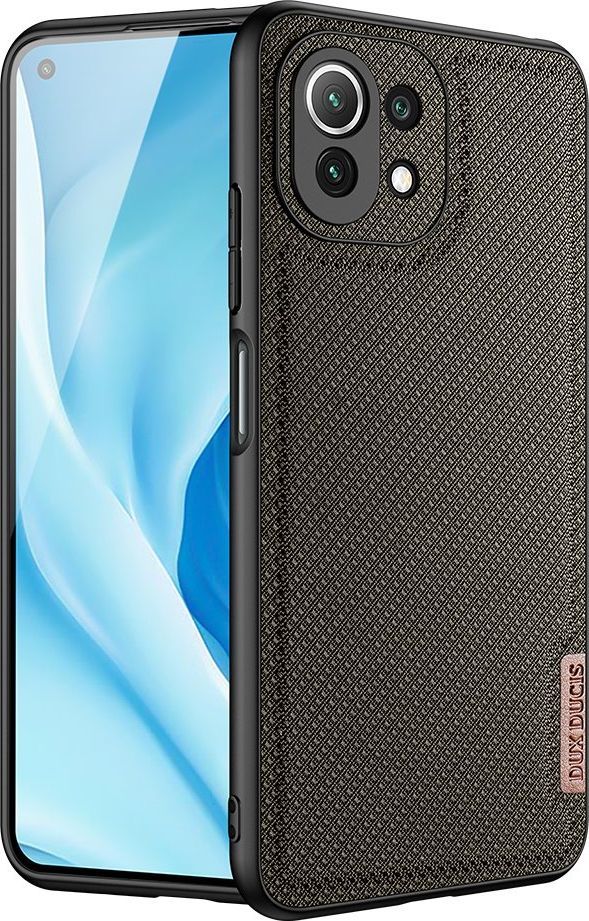 Dux Ducis Dux Ducis Fino etui pokrowiec pokryty nylonowym materiałem Xiaomi Mi 11 Lite 5G zielony 1