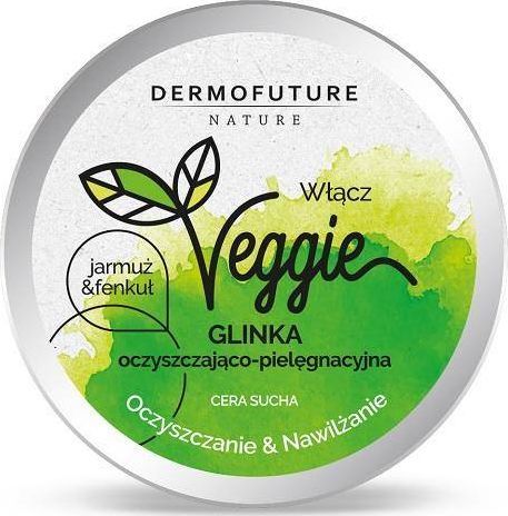 DermoFuture Oczyszczająca glinka do cera sucha Jarmuż & Fenkuł 150 ml 1