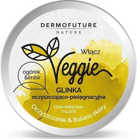 DermoFuture Oczyszczająca glinka do cery tłustej i mieszanej Ogórek& Imbir 150 ml 1