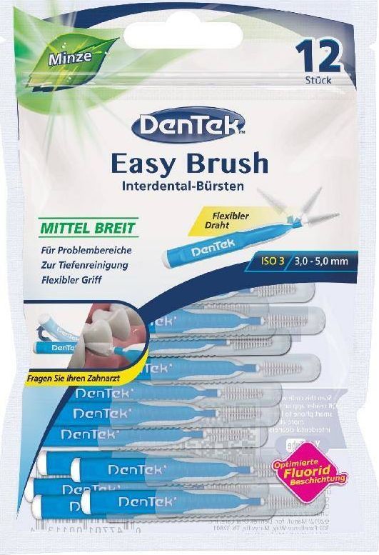 Dentek DENTEK_Easy Brush szczoteczka do przestrzeni międzyzębowych rozmiar 3 12szt 1