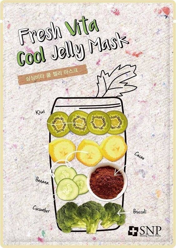 SNP Fresh Vita Cool Jelly Mask chłodząco-łagodząca maska w płachcie 33ml 1