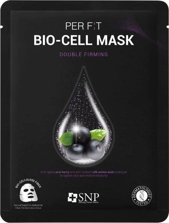 SNP Per Fit Bio-Cell Mask Double Firming intensywnie ujędrniająca maska w płachcie z biocelulozy 25ml 1