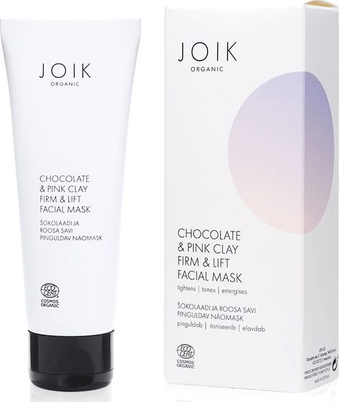 JOIK Czekolada i różowa glinka - liftingująca maska do twarzy, 75 ml 1