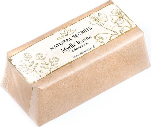 Natural Secrets Mydło lniane z siemieniem, 120 g 1