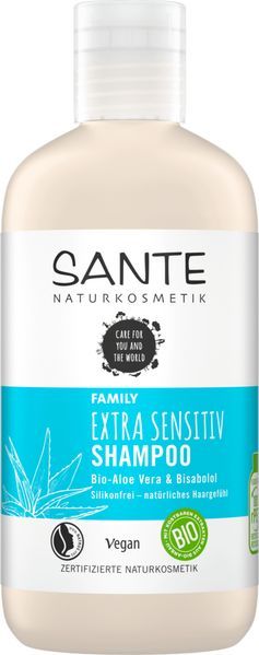 Sante FAMILY extra sensitiv Szampon z bio-aloesem i bisabololem 250 ml 1