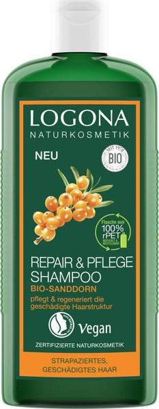 Logona Szampon regenerujący z bio-rokitnikiem do włosów zniszczonych 1