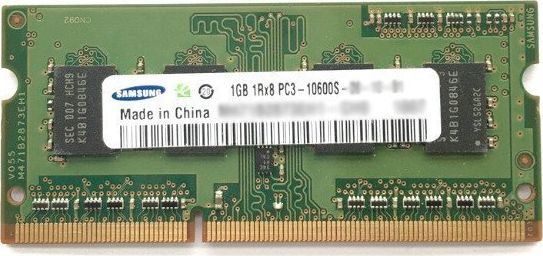 Samsung Pamięć RAM SAMSUNG 1GB DDR3 1333MHz SODIMM Laptop 1